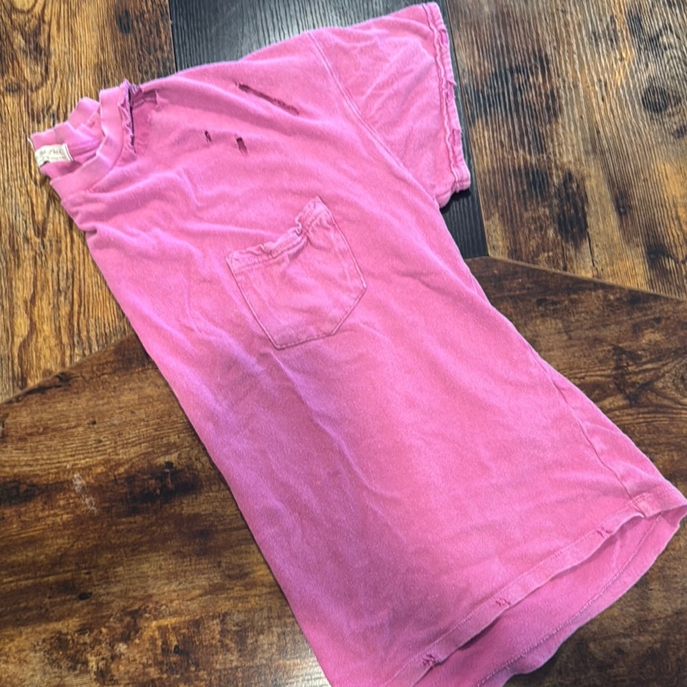 Pink Pocket T-Shirt